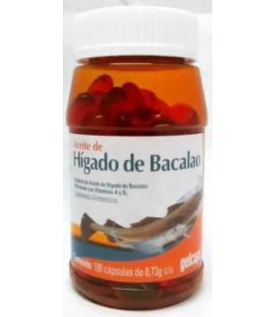 ACEITE HIGADO BACALAO GELCAPS 100 CAP