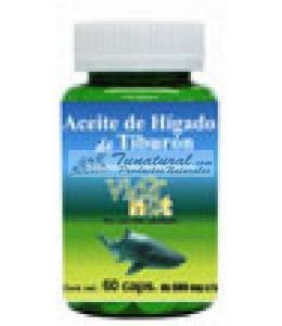 ACEITE HIGADO TIBURON VIDANAT 150 CAPS + 20% GRATIS