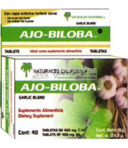 AJO-BILOBA N.CALIFORNIA 40 TABS