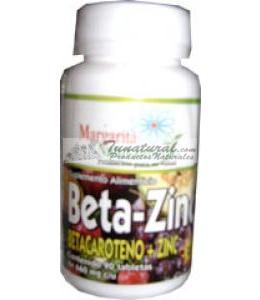 BETA-ZINC BETACAROTENO 25,000 90TABS