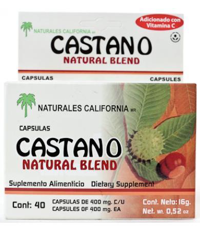 CASTA�O 40 CAPSULAS 400 MG C/U