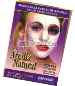 MASCARILLA FACIAL DE ARCILLA 75GRS