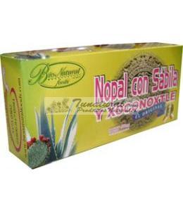 NOPAL C/SABILA XOCONOSTLE 90 TABS.