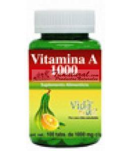 VITAMINA A 100 TABS DE 1000 MCG