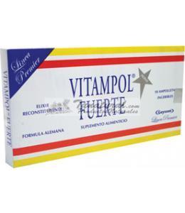 VITAMPOL FUERTE AMPOLLETA 10X10 ML