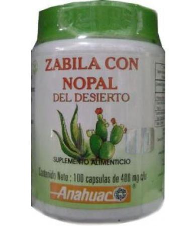 ZABILA CON NOPAL ANAHUAC 100 CAPSULAS