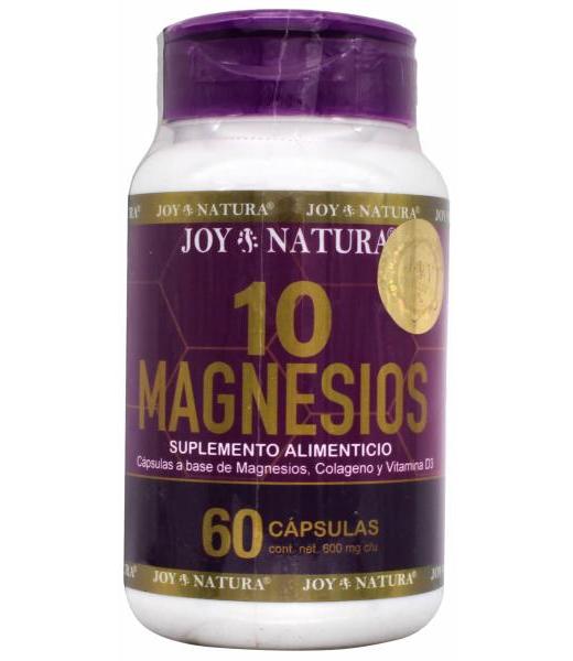 10 MAGNESIOS 60 CAP JOY NATURA