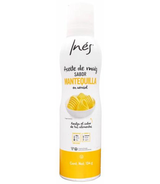 ACEITE MAIZ MANTEQUILLA 134 G INES