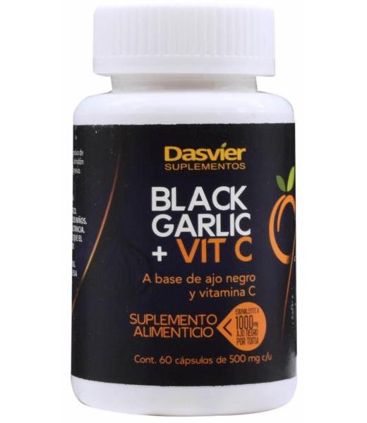 AJO NEGRO CON VITAMINA C 60 CAP DATURA
