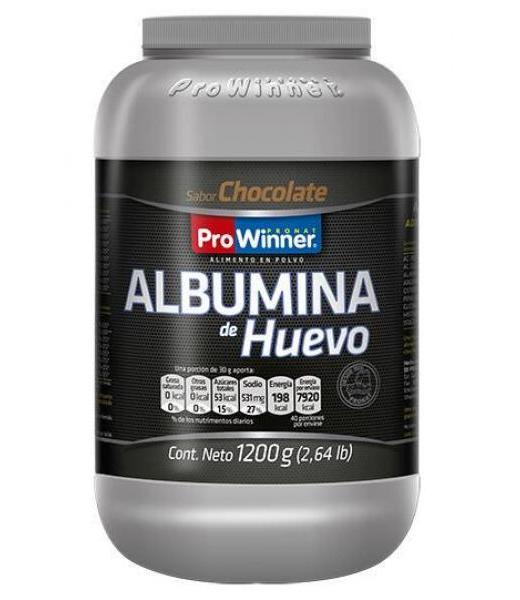 ALBUMINA DE HUEVO CHOCOLATE 1200 GR. PRONAT