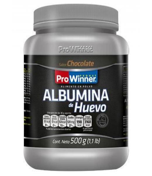 ALBUMINA DE HUEVO CHOCOLATE 500 GR. PRONAT