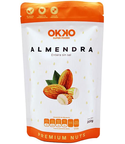 ALMENDRA ENTERA 200 G OKKO