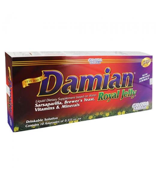 AMP. 3 DAMIANAS C 10 C GINKGO ZARZAPARRILLA Y JALEA REAL GN+VIDA
