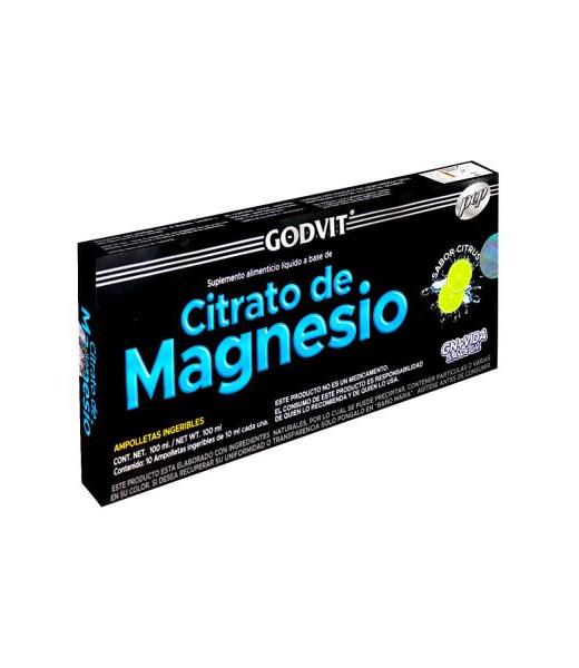 AMP. CITRATO DE MAGNESIO C 10 GN+VIDA