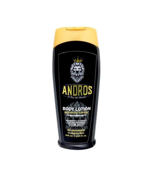 BODY LOTION 400ML CREMA HUMECTANTE CON MANTECA DE KARITE Y ALOE V ANDROS