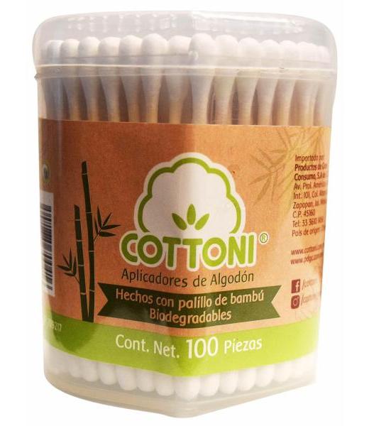 APLICADORES DE ALGODON 100 PZA COTTONI