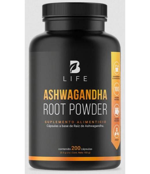 ASHWAGANDHA ROOT POWDER 200 CAP BLIFE