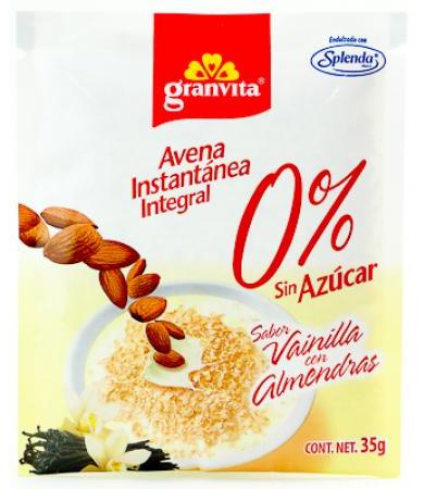 AVENA INSTANTANEA ALMENDRAS 35 G GRANVITA
