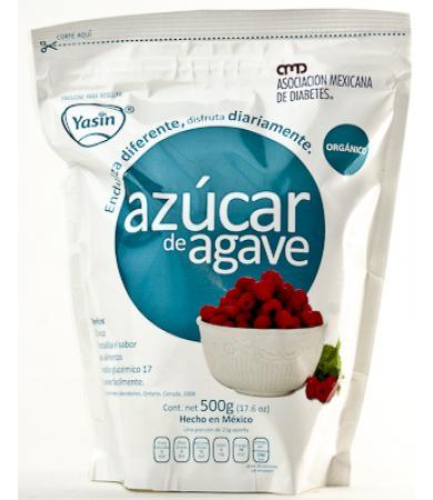 AZUCAR DE AGAVE ORGANICA 500 G YASIN