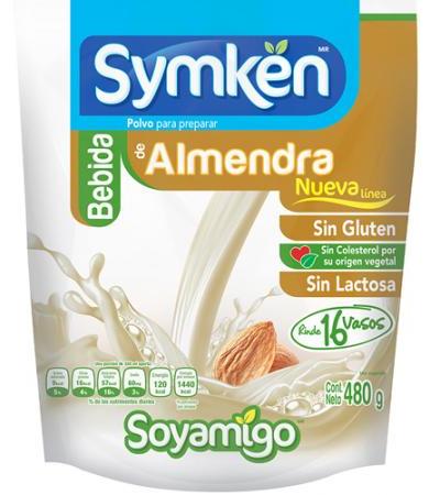 BEBIDA DE ALMENDRA 480 G SYMKEN