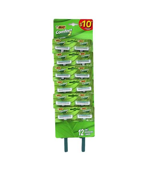BIC COMFORT 2 RASTRILLO 12 PZ