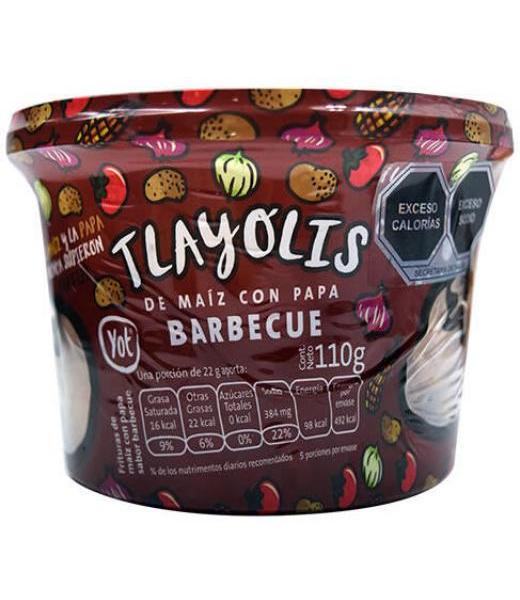 BOTANA DE MAIZ CON PAPA SAB BARBECUE 110 G YOT