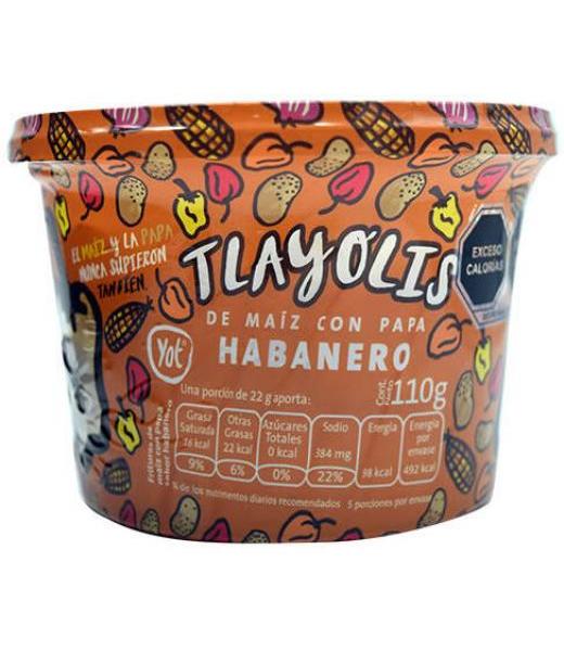 BOTANA DE MAIZ CON PAPA SAB HABANERO 110 G YOT