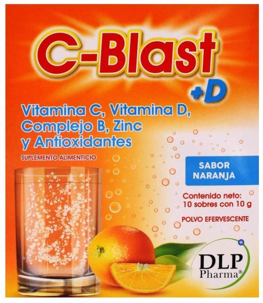 C BLAST NARANJA 10 SOB C BLAST +D