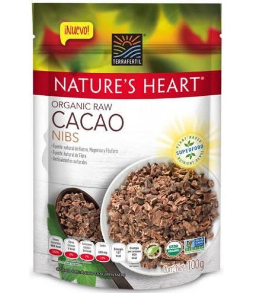 CACAO NIBS 100 G NATURES HEART