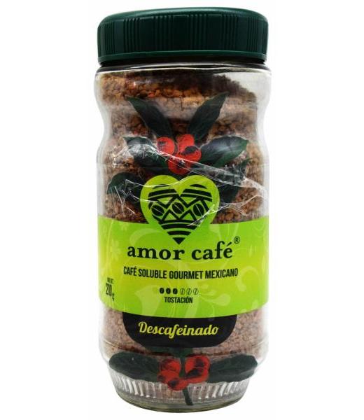 CAFE DESCAFEINADO SOLUBLE 200 G AMOR CAFE
