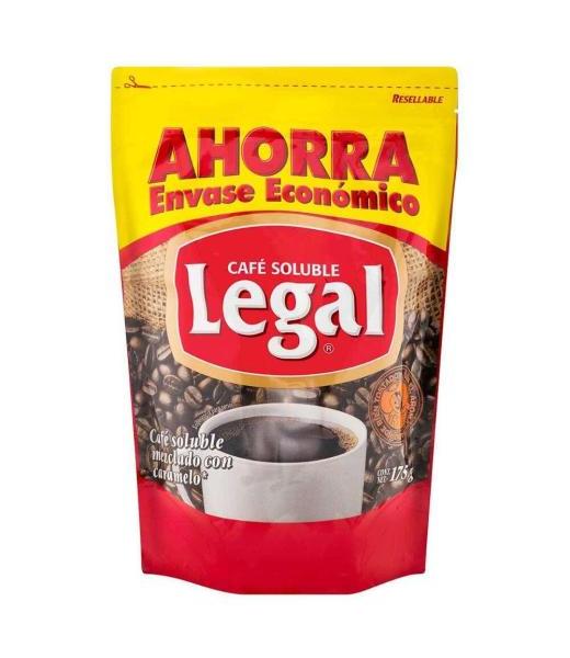 CAFE SOLUBLE LEGAL ECONOCPACK BOLSA 175 GR