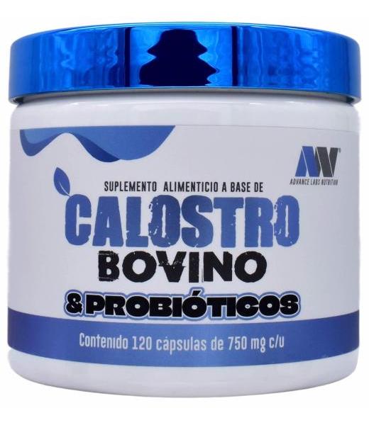 CALOSTRO BOVINO Y PROBIOTICOS 120 CAP ADVANCE NUTRITION
