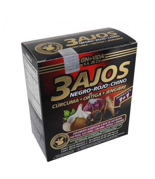 POLVO AJO NEGRO ADICIONADO CON OMEGA 3,6,9 1.1 KG