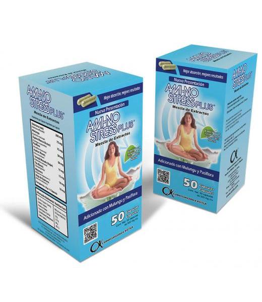 CAPS. AMI-NO STRESS PLUS C 50 ADIC. CON MULUNGU Y PASIFLORA UTRILLA ALT