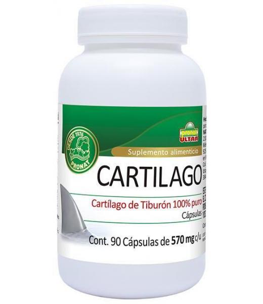 CAPS. CARTILAGO DE TIBURON 100% PURO C 90 + 50% GRATIS PRONAT