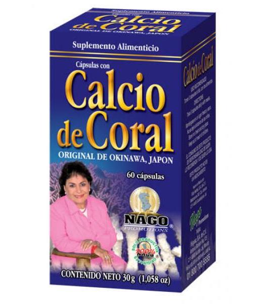 CAPS. CORAL CAL C 60. CALCIO DE CORAL OLAS