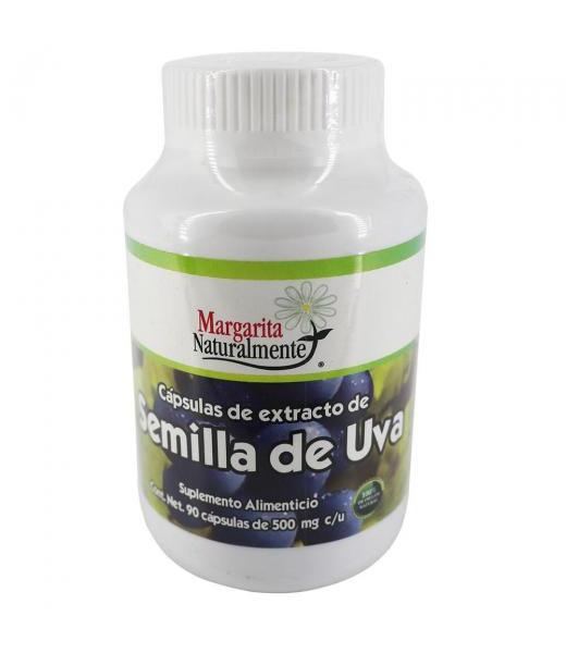 Extracto De Semilla De Uva Tunatural.com - CAPS. DE EXTRACTO DE SEMILLA DE UVA ORGANICA C 90 DE