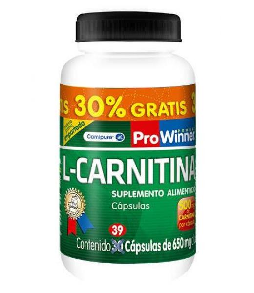 CAPS. L-CARNITINE C 30+50% GRATIS 600 MG PRONAT