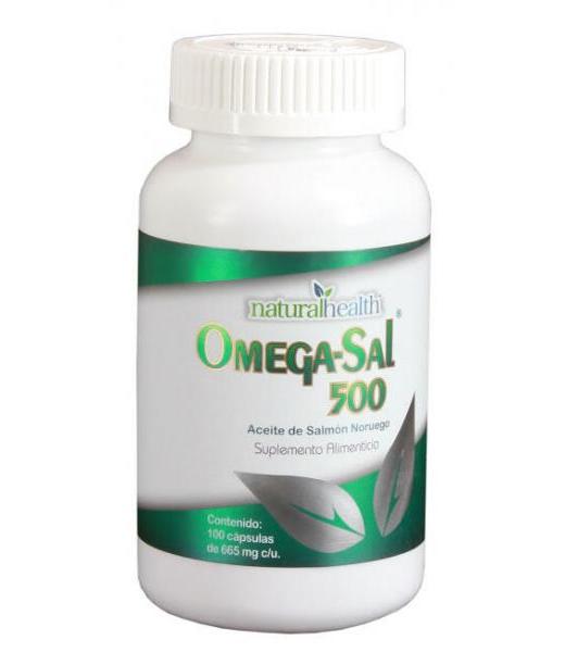 CAPS. OMEGA-SAL 500 C 100 665MG ACEITE DE SALMON NORUEGO OLAS