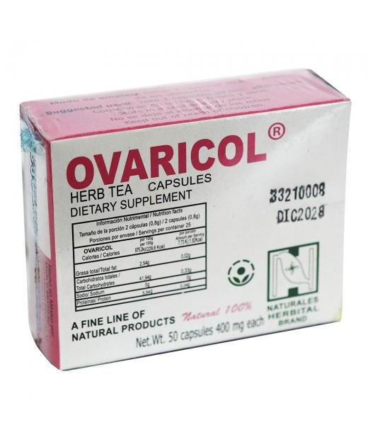 CAPS. OVARICOL O HOVA-NAT C 50 NATURALES HERBITAL BRAND