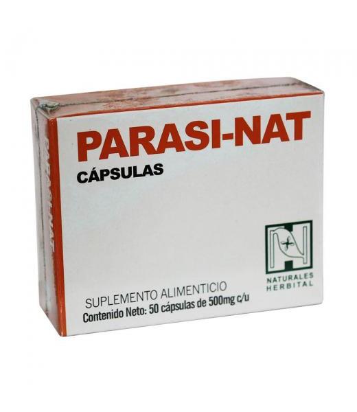 CAPS. PARASITE C 50 O PARASI-NAT NATURALES HERBITAL BRAND