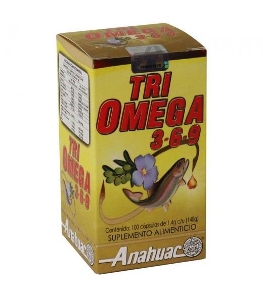 CAPS. TRI OMEGA 36 Y 9 C 100 ANAHUAC