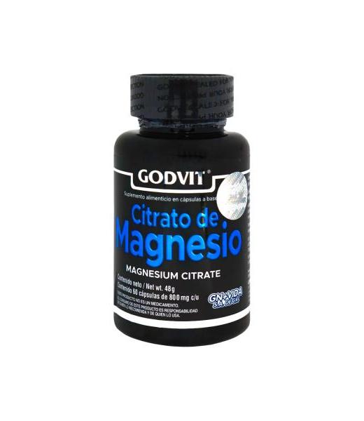 CAPS. CITRATO DE MAGNESIO C 60 800MG GN+VIDA