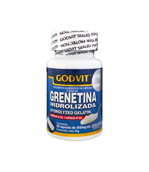 CAPS. GRENETINA HIDROLIZADA C 60 HIDROLYZED GELATIN GN+VIDA