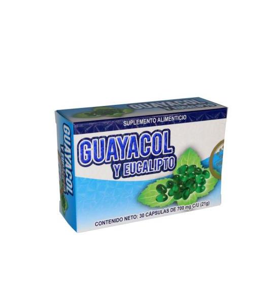 CAPS. GUAYACOL C EUCALIPTO C 30 NUTRY SALUD