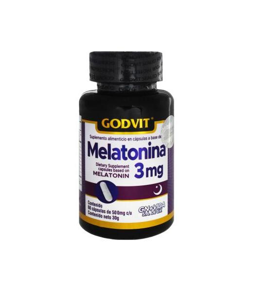CAPS. MELATONINA 3MG C 60 GN+VIDA