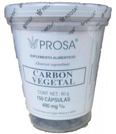 CARBON VEGETAL 150 CAP PROSA