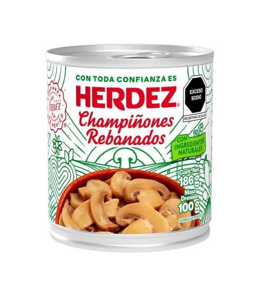 CHAMPIÑONES HERDEZ REBANADOS 186 G