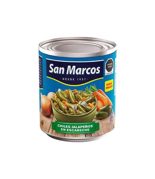 CHILES JALAPEÑOS ENTEROS SAN MARCOS 2.8 KG