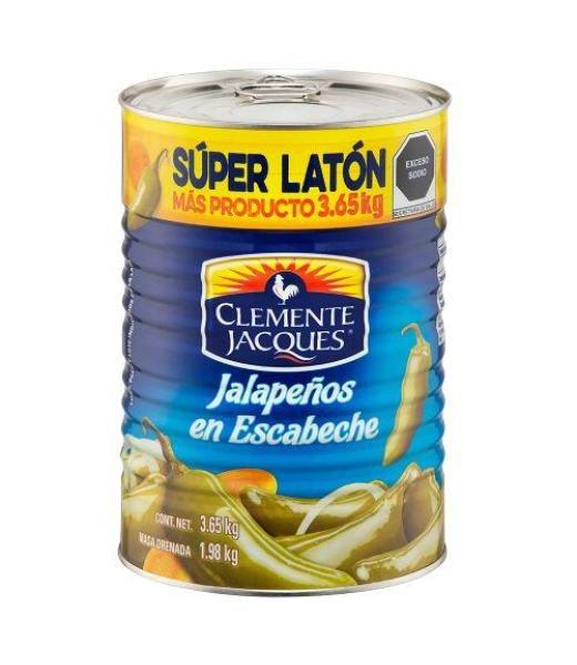 CHILES JALAPEÑOS LATON CLEMENTE J. 3.65 KG